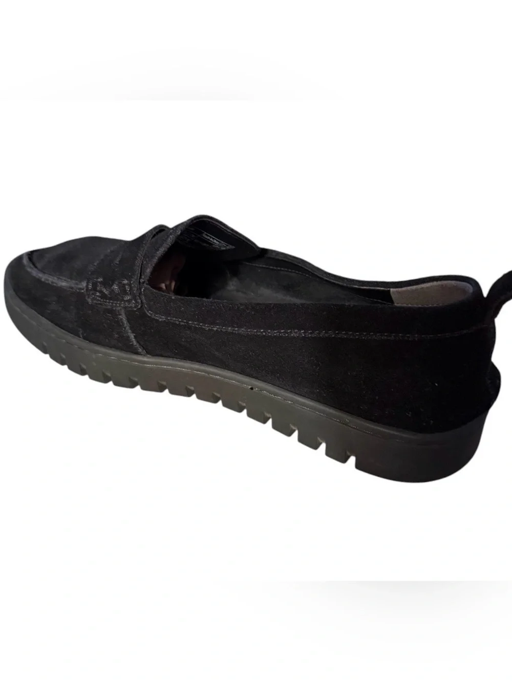 Vionic Uptown Hybrid Penny Loafer. Black Suede Size 9.5
